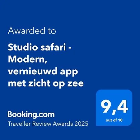 Safari - Modern, Vernieuwd App Met Zicht Op Zee Appartement *