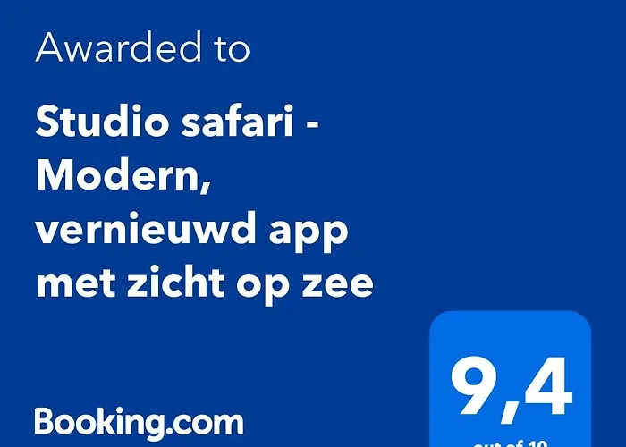 Safari - Modern, Vernieuwd App Met Zicht Op Zee Apartment *